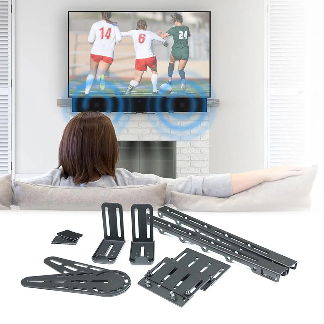 MantelMount SBK00 Universal Sound Bar Adapter Kit (SBK00) - Image 2
