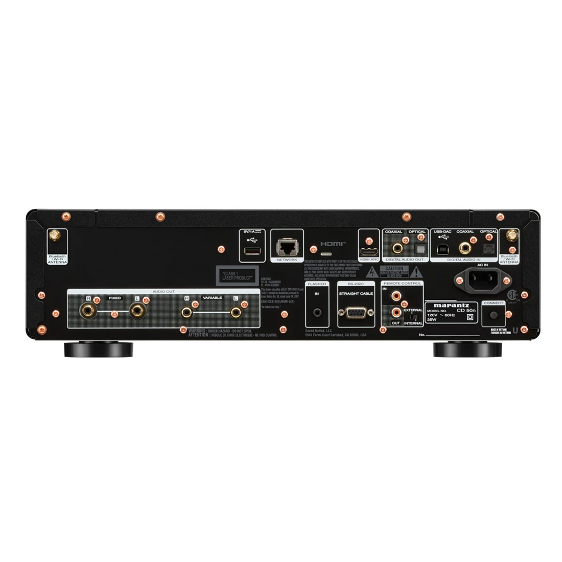 Marantz CD 50n High-Resolution Network Digital Audio and CD Player (CD50N BLACK) - Image 2