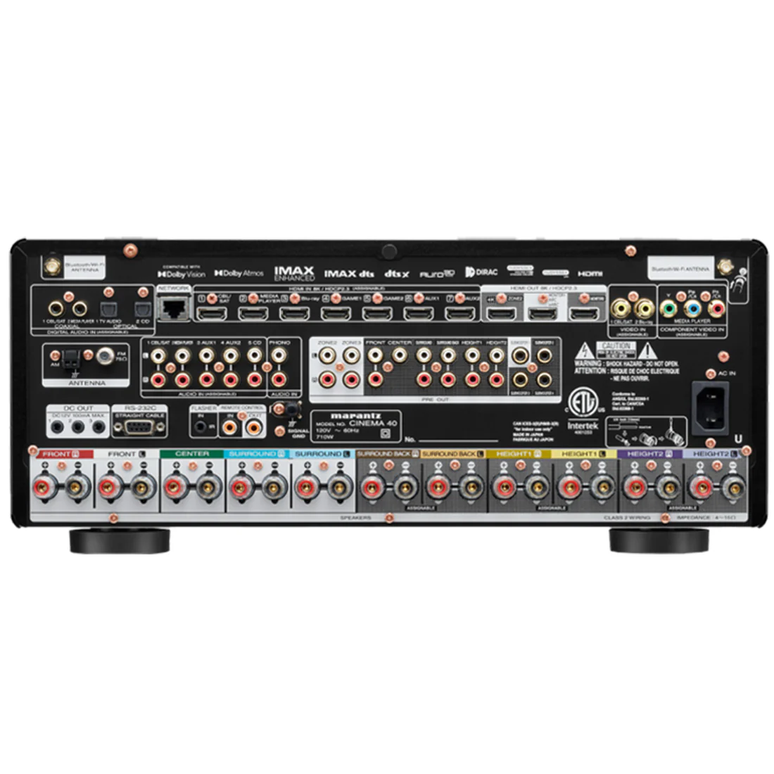 Marantz Cinema 40 9.4 Channel AV Receiver - 2023 Model (CINEMA40) Open Box - Image 2