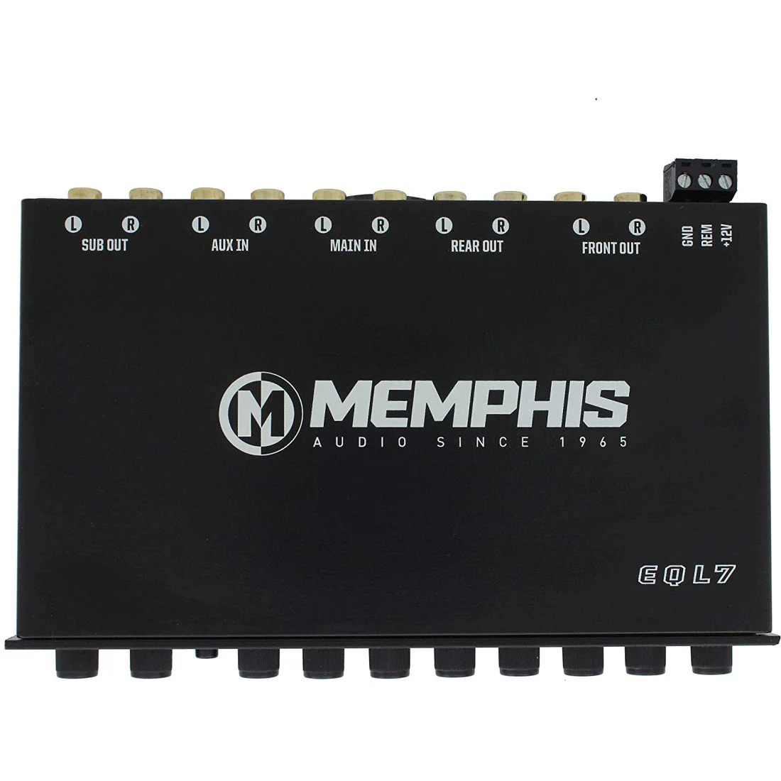Memphis Audio EQL7 7-Band Equalizer 8 Volt Out Graphic EQ (EQL7) - Image 4