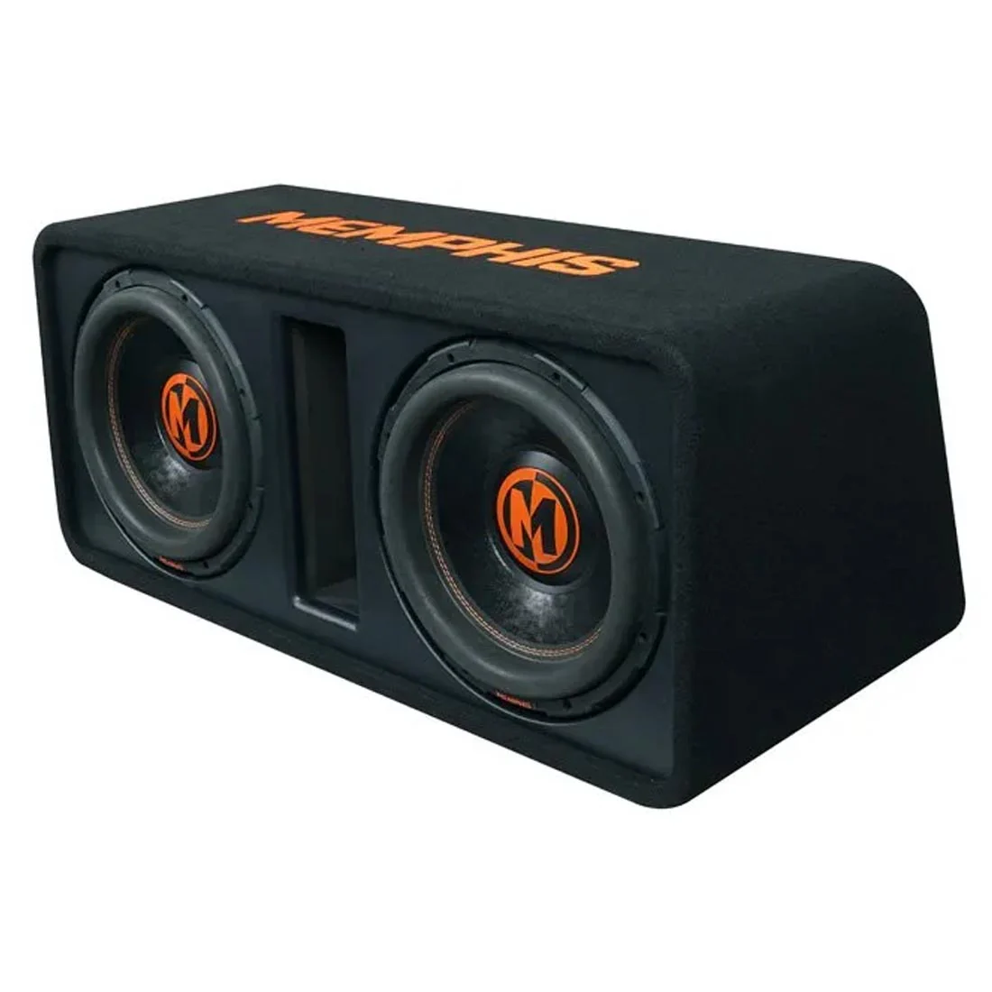 Memphis Audio MJPE12D1 Ported Loaded Dual 12" Subwoofer Enclosure (MJPE12D1) - Image 2