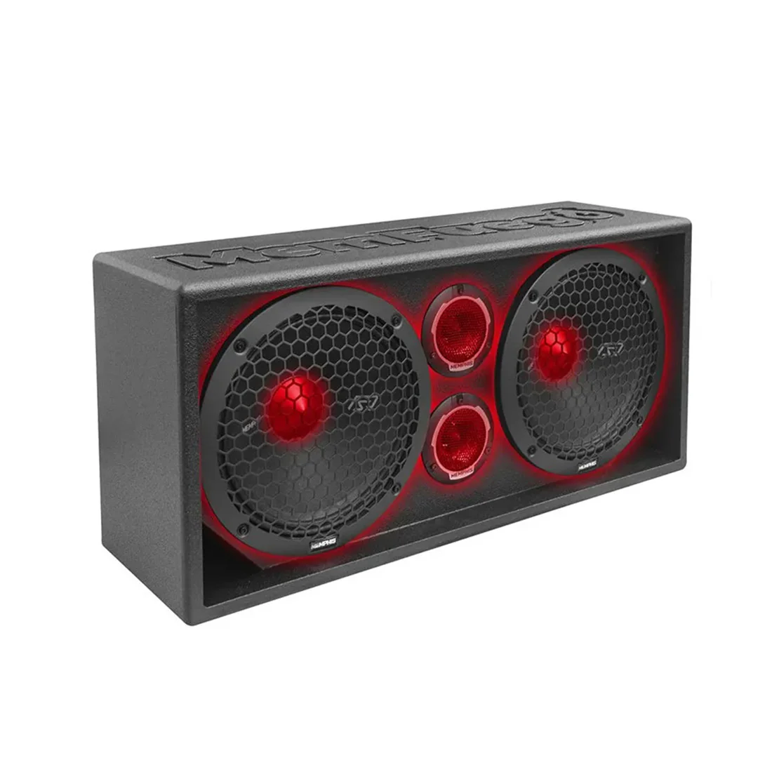 Memphis Audio SRXPE10D4T Street Reference Series 10" Loaded Enclosure (SRXPE10D4T)