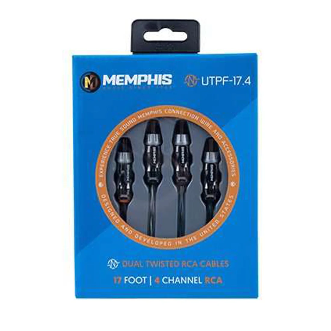Memphis Audio UTPF-17.4 17-foot, 4-Channel Ultra Twisted Pair Interconnect Cables (UTPF17.4) - Image 2