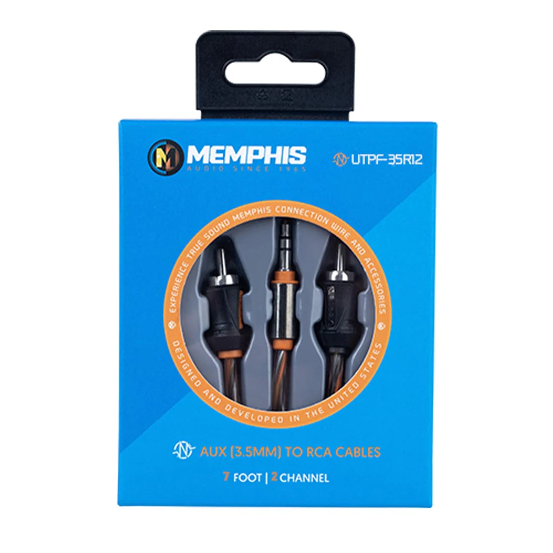 Memphis Audio UTPF-35R12 12-Foot 3.5mm to RCA Interconnect (UTPF35R12) - Image 2