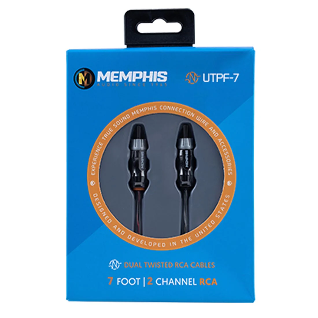 Memphis Audio UTPF-7 7-foot, 2-Channel Ultra Twisted Pair Interconnect Cables (UTPF7) - Image 2