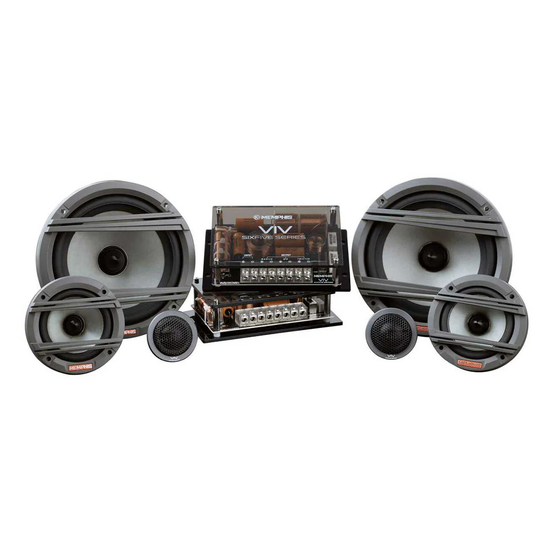 Memphis Audio VIV603CV2 6.5" Six Five Series 3-Way Component Speaker System (VIV603CV2)