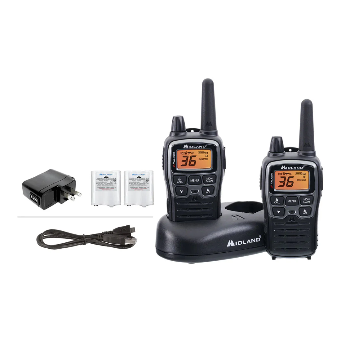 Midland T71VP3F X-Talker 36-Channel Two-Way Radios - Yellow (T71VP3F) - Image 4