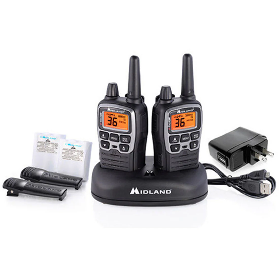 Midland T71VP3F X-Talker 36-Channel Two-Way Radios - Yellow (T71VP3F) - Image 5