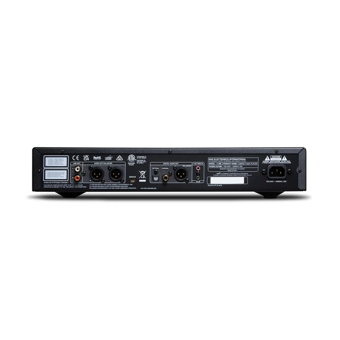 NAD Classic C 589 CD Player with Fully Balanced DAC - Image 3