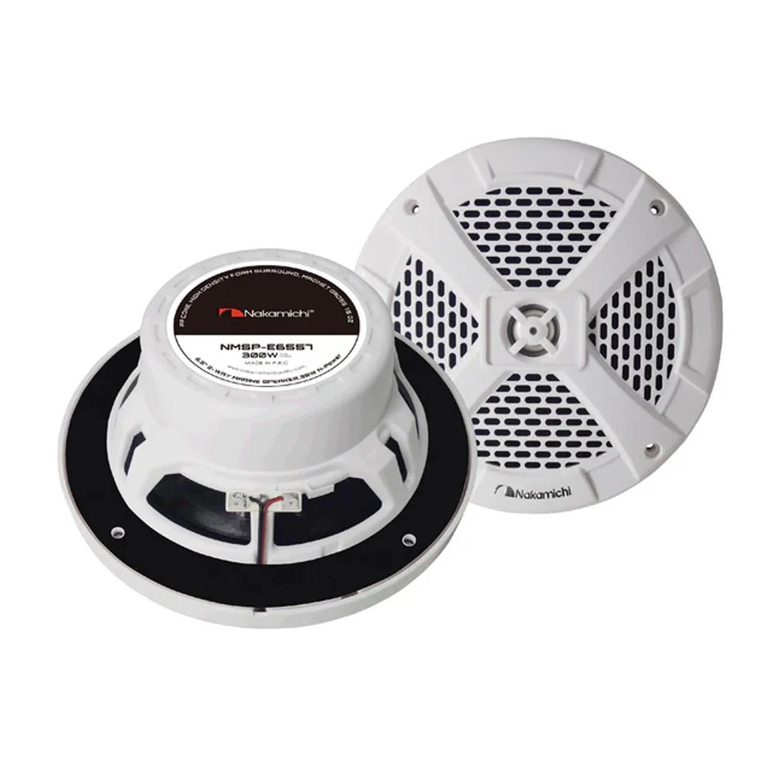 Nakamichi NMSP-E6557 6.5" 2-Way Marine Speakers - Pair (NMSPE6557)