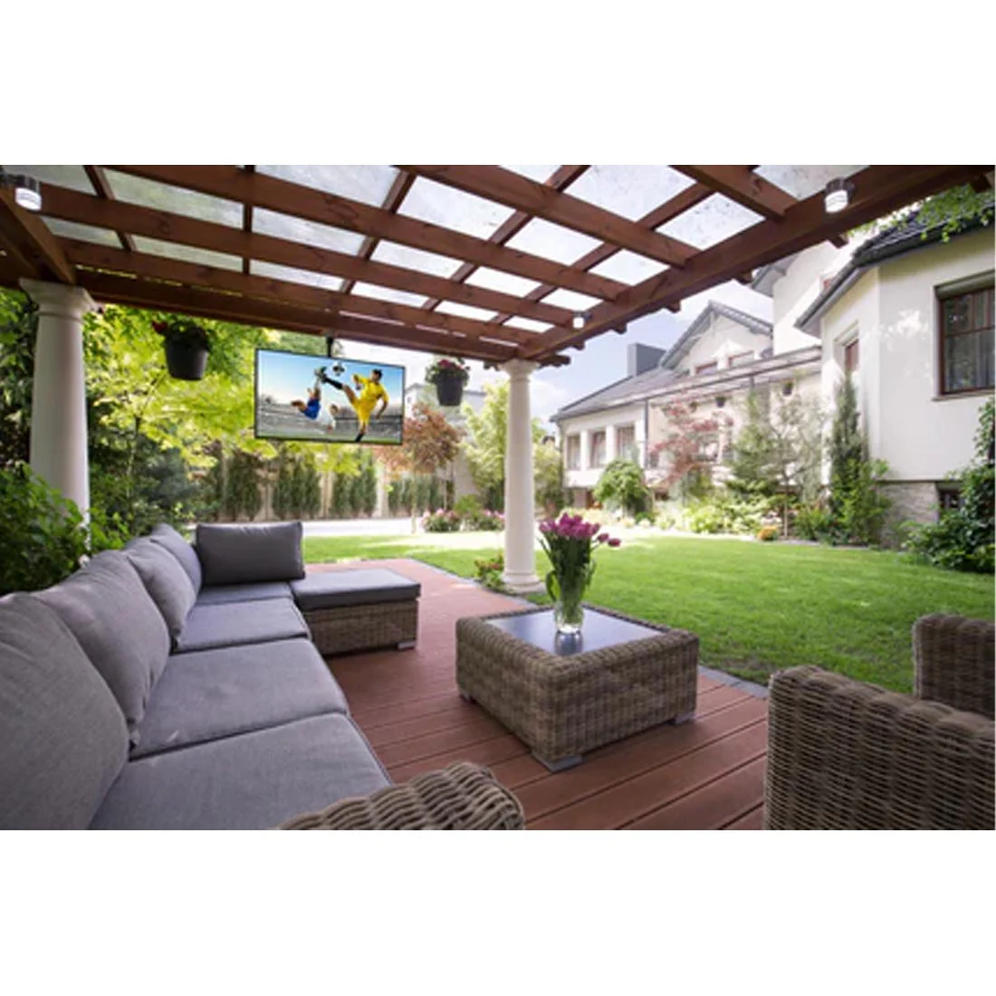 Neptune ECMUA Outdoor TV Ceiling Mount for 43" to 75" TVs (ECMUA) - Image 4