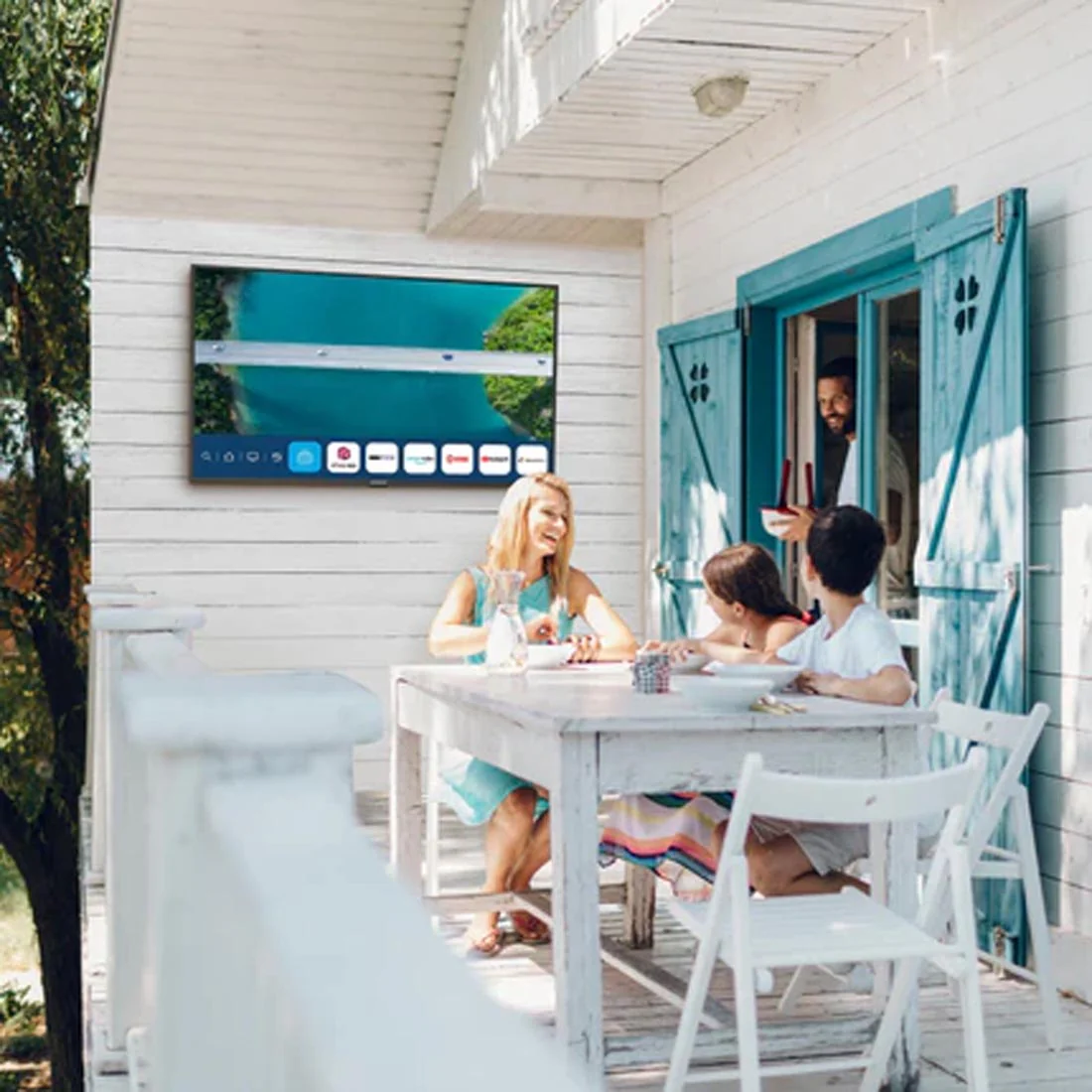 Neptune Partial Sun 4K UHD HDR LED webOS Outdoor Smart TV with Outdoor Mount (ODTV5503) - Image 10