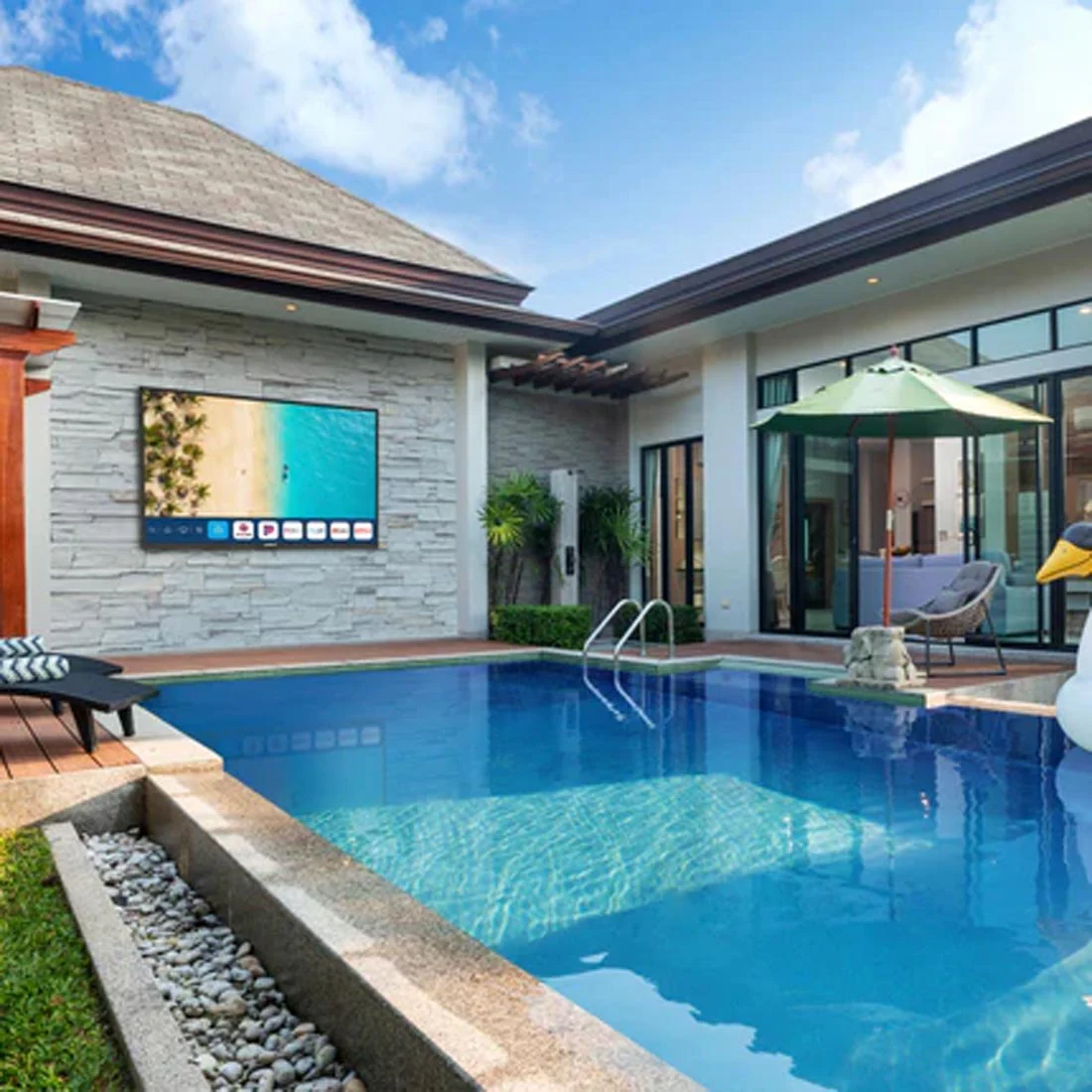Neptune Partial Sun 4K UHD HDR LED webOS Outdoor Smart TV with Outdoor Mount (ODTV5503) - Image 13