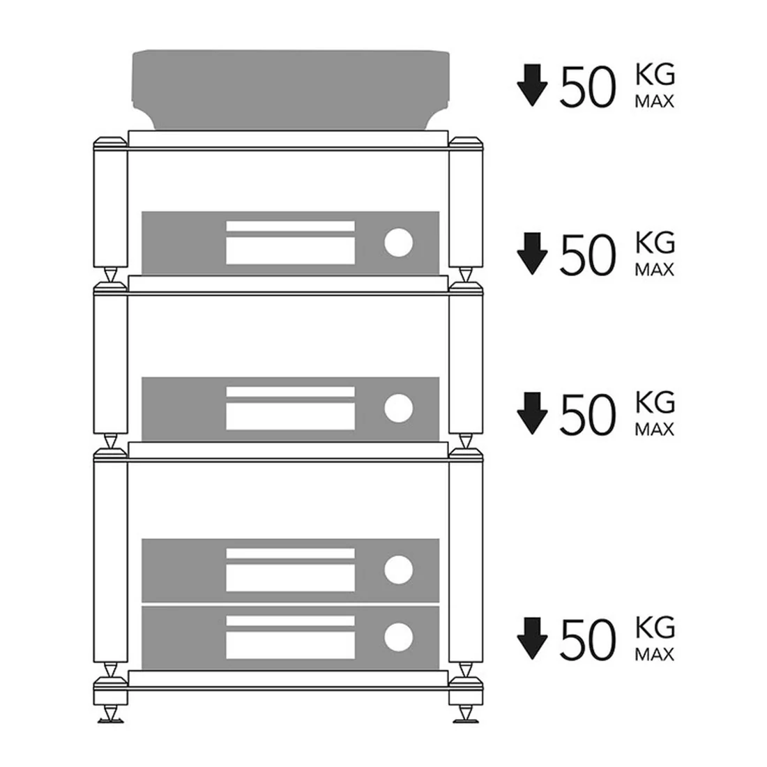 NorStone COP Copenhagen Modular HI-FI Rack - Image 4