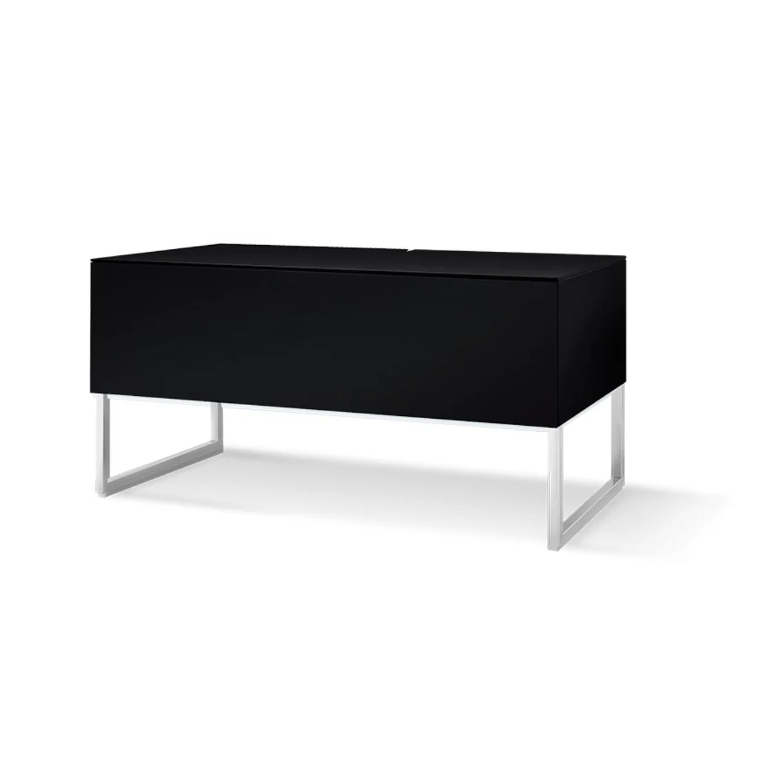 NorStone KHA100DBKP Khalm, Black AV Cabinet Single Door. Optional Wall Mount Kit Included (KHA100DBKP) - Image 4