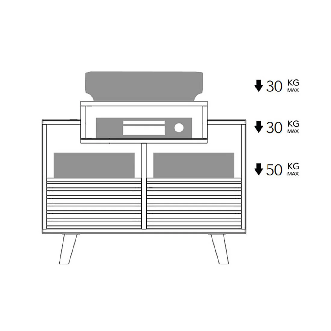 NorStone OSVI80AWTOK OSLO 800 Vinyl Furniture - Image 8