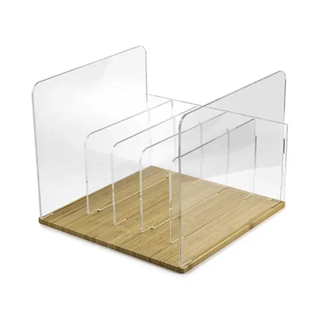 NorStone VINBA Vinyl LP Storage Rack - Bamboo & High Density Plexiglass (VINBA) - Image 2