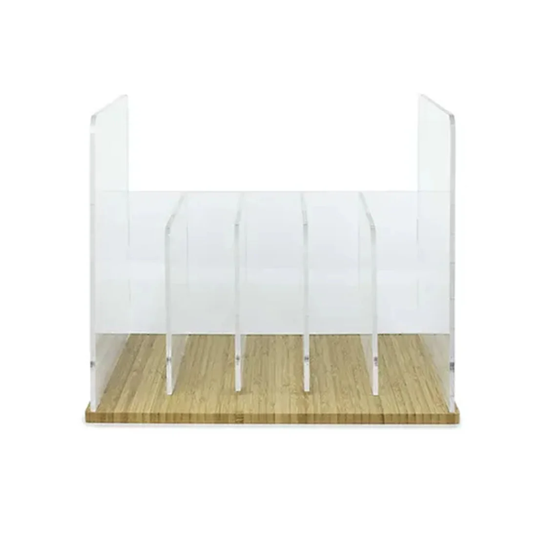 NorStone VINBA Vinyl LP Storage Rack - Bamboo & High Density Plexiglass (VINBA) - Image 3