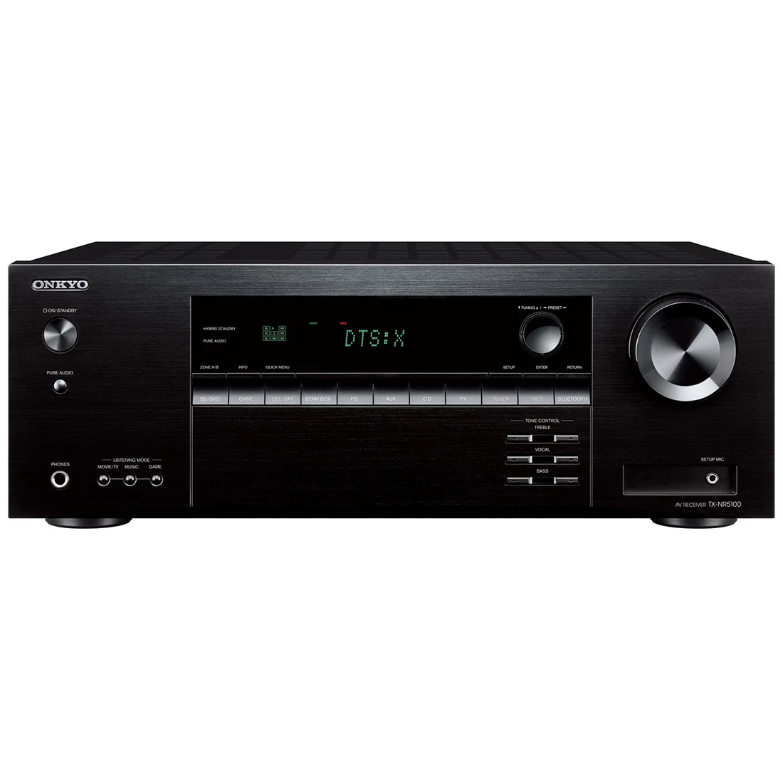 Onkyo TX-NR5100 Receiver | PSB Alpha Bookshelf Speaker Bundle - Black Ash #2 - Image 3