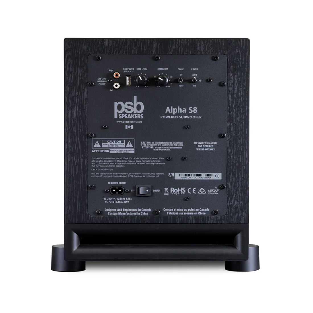 Onkyo TX-NR6100 7.2 Ch A/V Receiver | PSB Alpha T20 Speakers - Pair | PSB Alpha C10 Speaker | PSB Alpha P3 Speakers - Pair | PSB Alpha S8 150W Compact Powered Subwoofer - Bundle - Image 9
