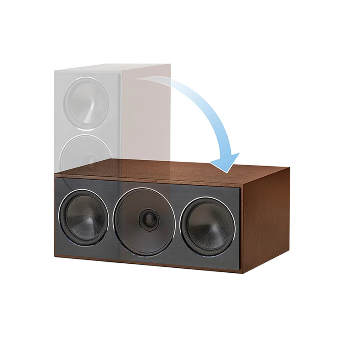 Paradigm Founder 70LCR 4-driver 3 Way LCR Center Channel Speaker - Gloss Black - Each (FOUNDER 70LCR GLOSS BLACK) - Image 7