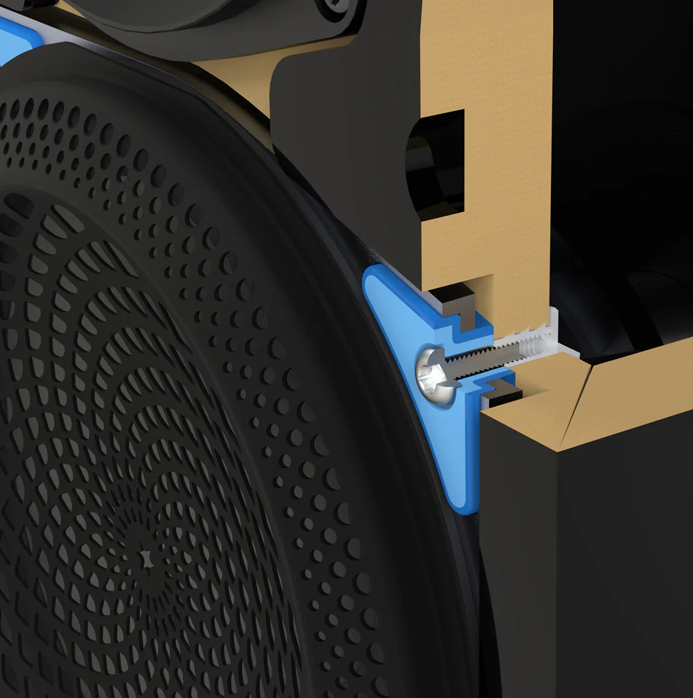 Paradigm Founder 70LCR 4-driver 3 Way LCR Center Channel Speaker - Gloss Black - Each (FOUNDER 70LCR GLOSS BLACK) - Image 8