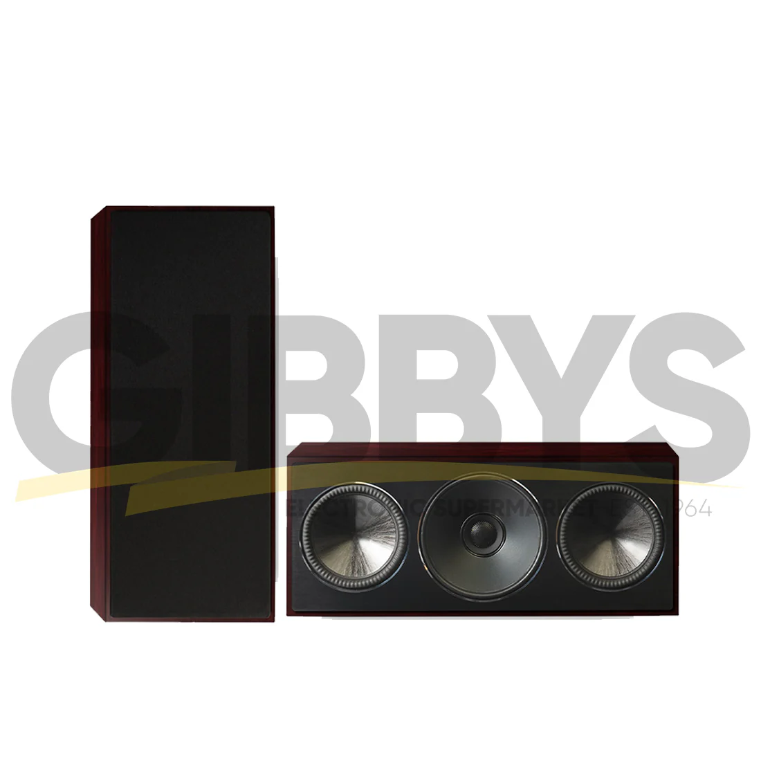 Paradigm Founder 70LCR 4-driver 3 Way LCR Center Channel Speaker - Midnight Cherry - Pair - Image 7