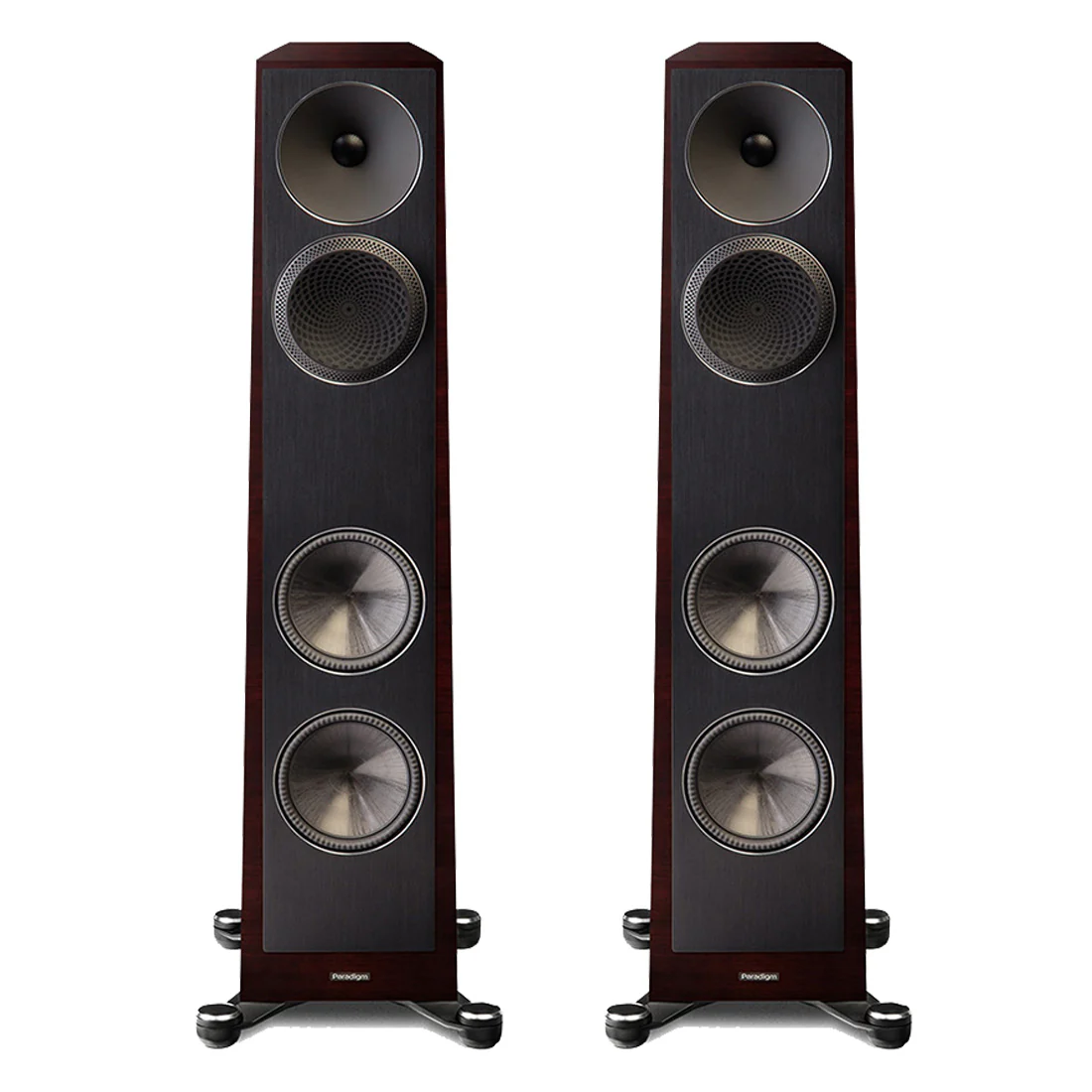 Paradigm Founder 80F 4-Driver 2.5 Way Floor Standing Speaker - Midnight Cherry -Pair