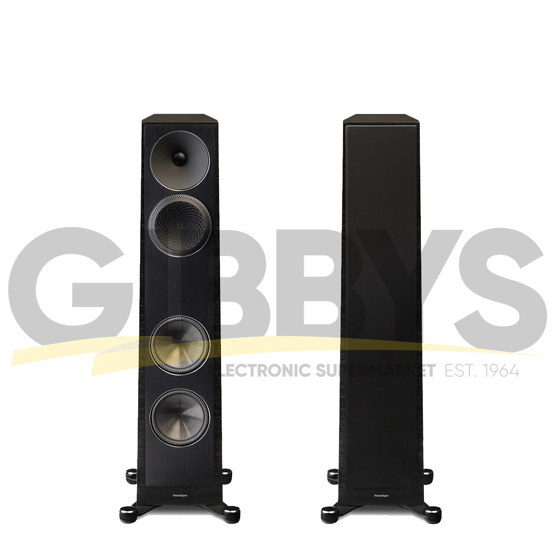Paradigm Founder 80F 4-Driver 2.5 Way Floor Standing Speaker - Black Walnut - Pair - Image 7