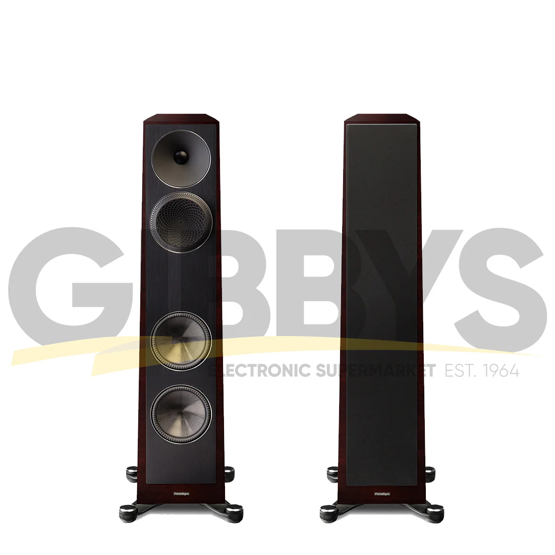 Paradigm Founder 80F 4-Driver 2.5 Way Floor Standing Speaker - Midnight Cherry -Pair - Image 2