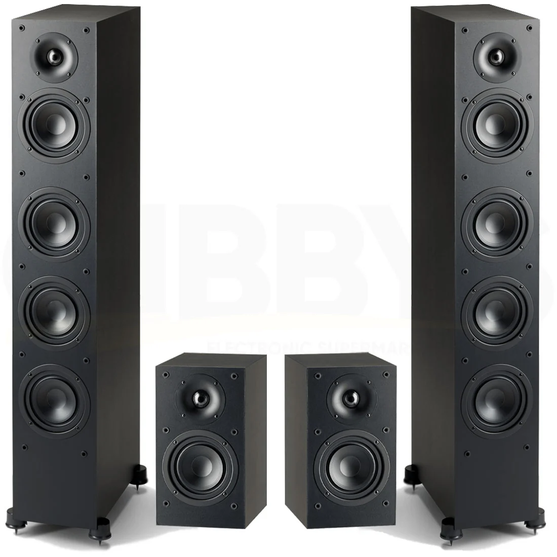 Paradigm MONITOR SE 6000F 4.0 Speaker Bundle #1 - Black