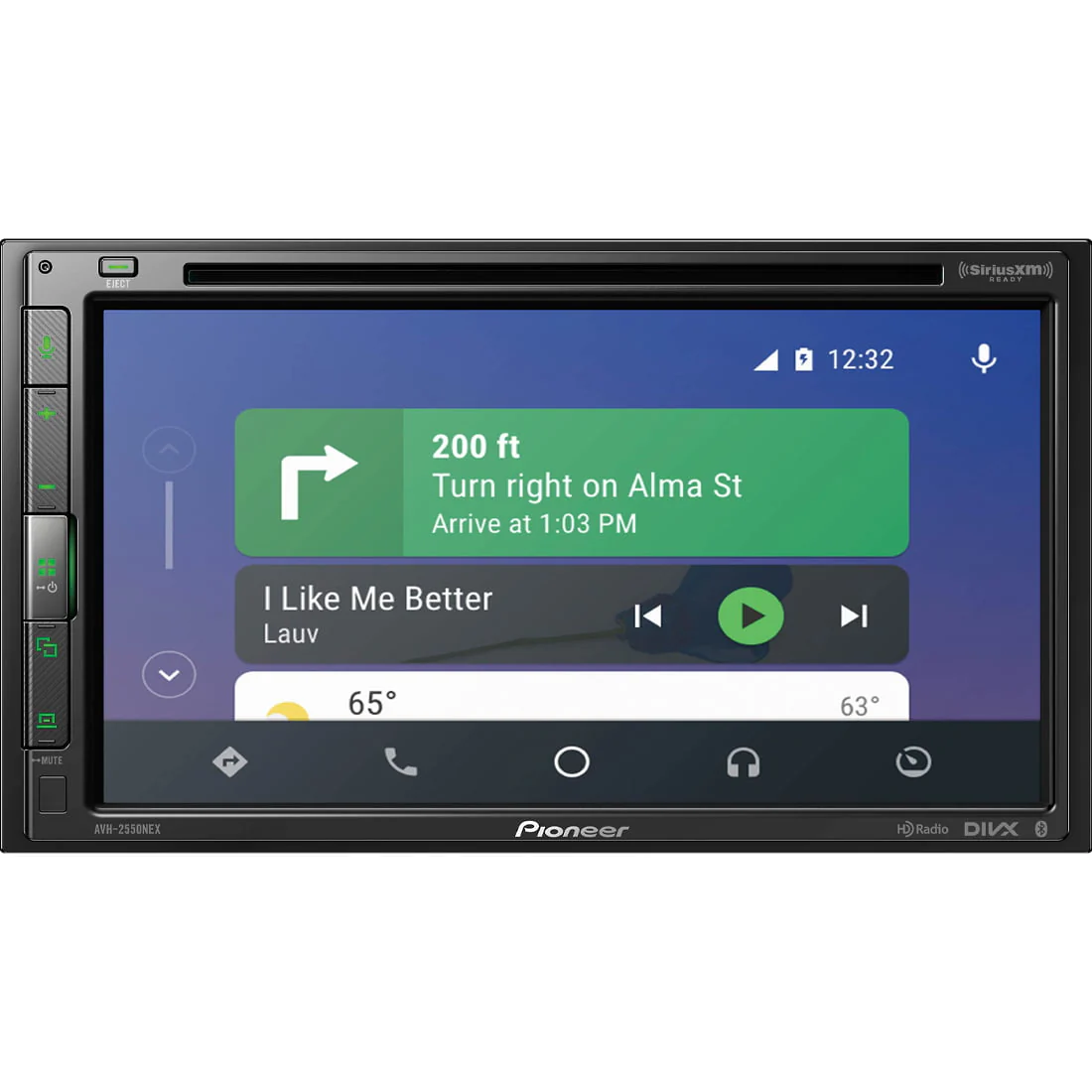 Pioneer AVH-2550NEX Double-Din 6.8" Built-in Bluetooth Multimedia DVD Receiver (AVH2550NEX) - Image 4