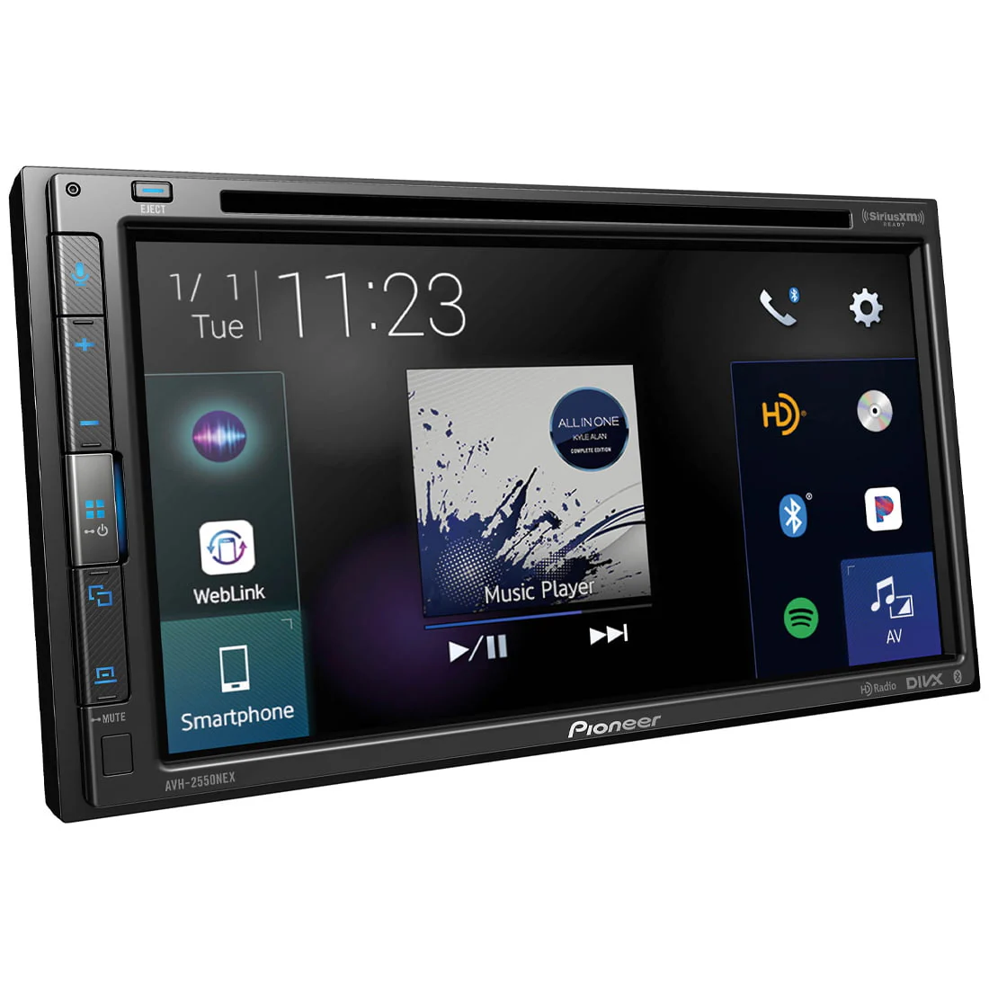 Pioneer AVH-2550NEX Multimedia DVD Receiver | SiriusXM SXV300V1C Connect Vehicle Tuner Bundle - Image 2