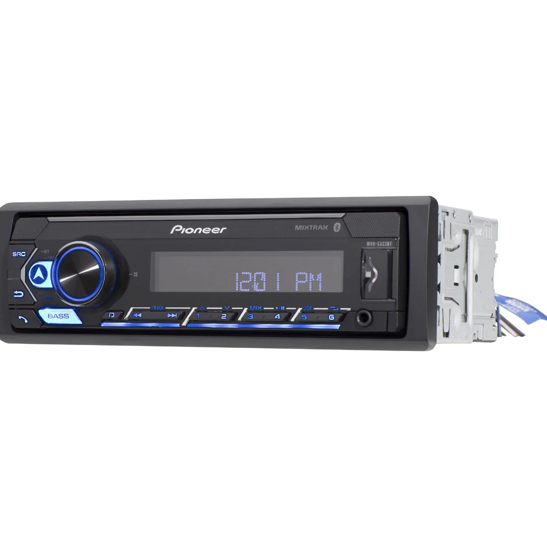 Pioneer MVH-S522BS Single-Din Digital Media Receiver Built-in Bluetooth (does not play CDs) (MVHS522BS) - Image 3