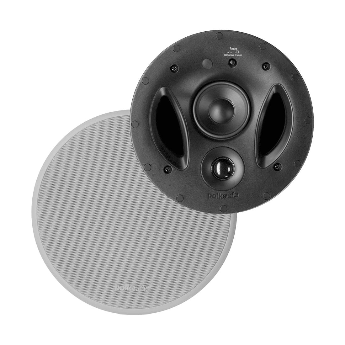 Polk Audio 70-RT Premium Three-Way In-Ceiling Speaker with 7-Inch Driver (White, Paintable)