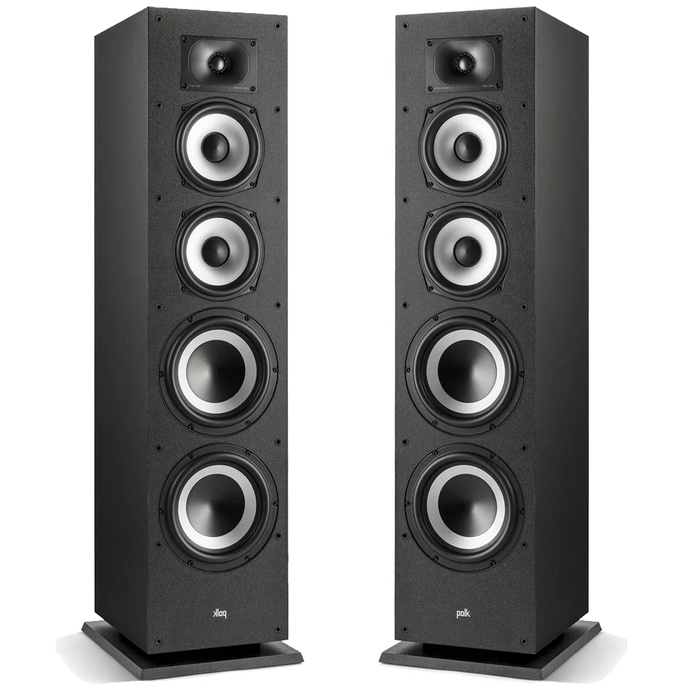 Polk Audio Monitor XT70 Floor standing Speakers | Monitor XT35 Center Channel | Monitor XT20 Bookshelf Speakers | Monitor XT12 12" Powered Subwoofer - Bundle - Image 2