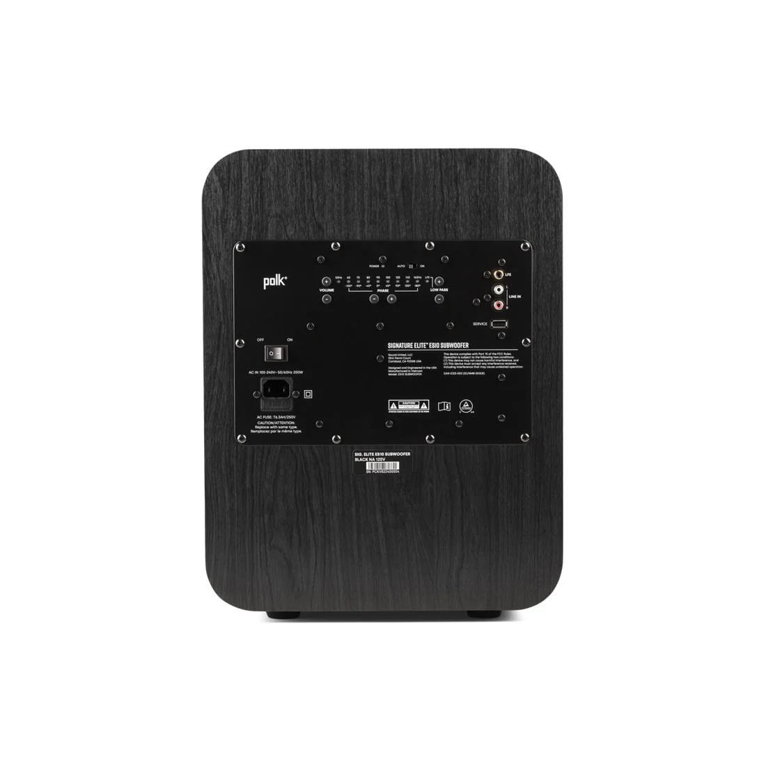 Polk Signature Elite ES10 10" Home Subwoofer - Black - Image 4