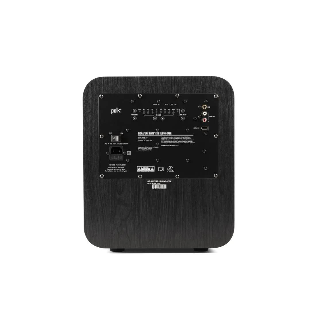 Polk Signature Elite ES8 8" Home Subwoofer - Black - Image 3