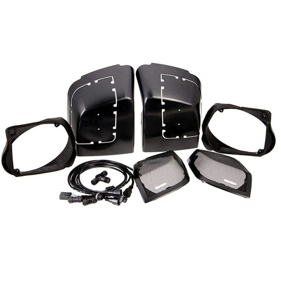 Precision Power HD13.SBS Lid Kit Saddlebag Speaker Installation Kit for Select 1998-2013 Harley-Davidson Touring Motorcycles - Soundstream Reserve (HD13.SBS)