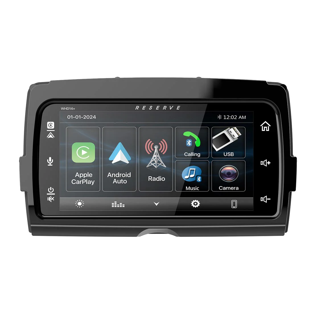 Precision Power WHD14+ Plug-n-Play OE Fit Head Unit for 2014-23 Harley-Davidson Touring Motorcycles - Soundstream Reserve (WHD14) - Image 2