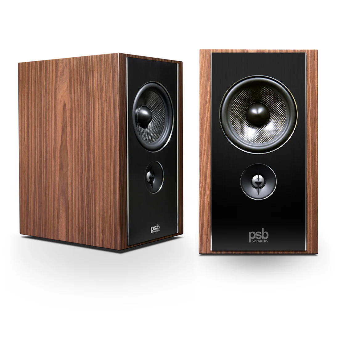 PSB Synchrony B600 Satin Walnut Premium Bookshelf Speakers - Pair | TEAC AX505B Integrated Amplifier - Bundle - Image 2