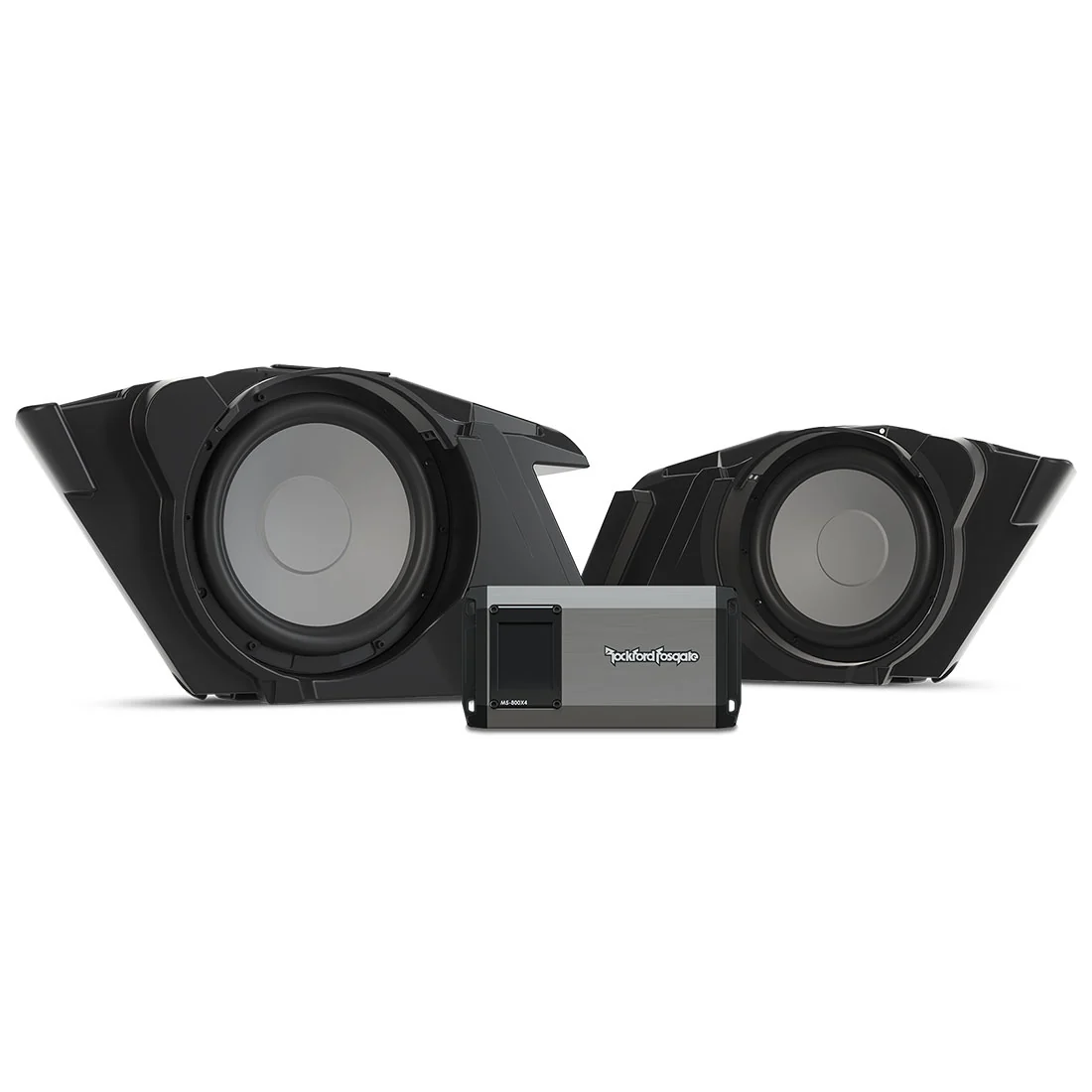 Rockford Fosgate HD14-SBSUB Dual 10" Saddlebag Subwoofer Kit for Select 2014+ Harley-Davidson Motorcycles (HD14SBSUB)