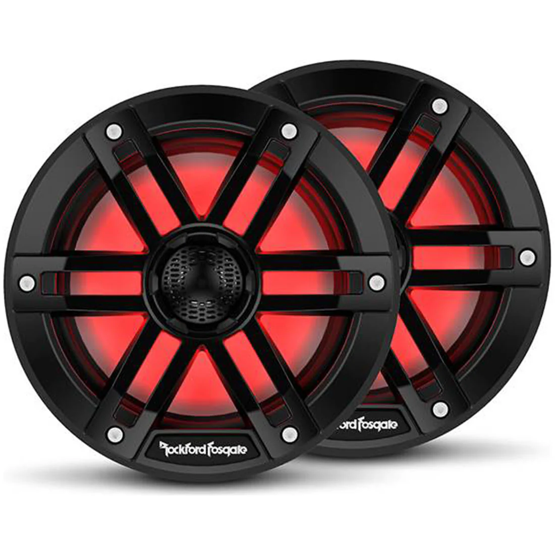 Rockford Fosgate M1-65B 6.5" Color Optix Marine 2-Way Speakers - Black (M165B)