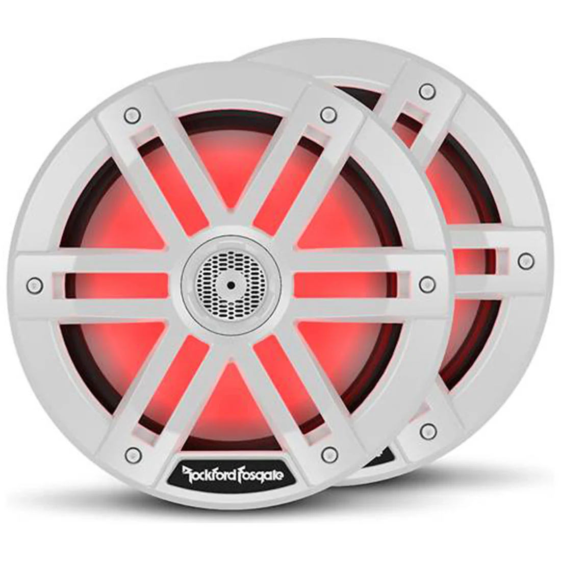 Rockford Fosgate M1-8 8" Color Optix Marine 2-Way Speakers - White (M18)