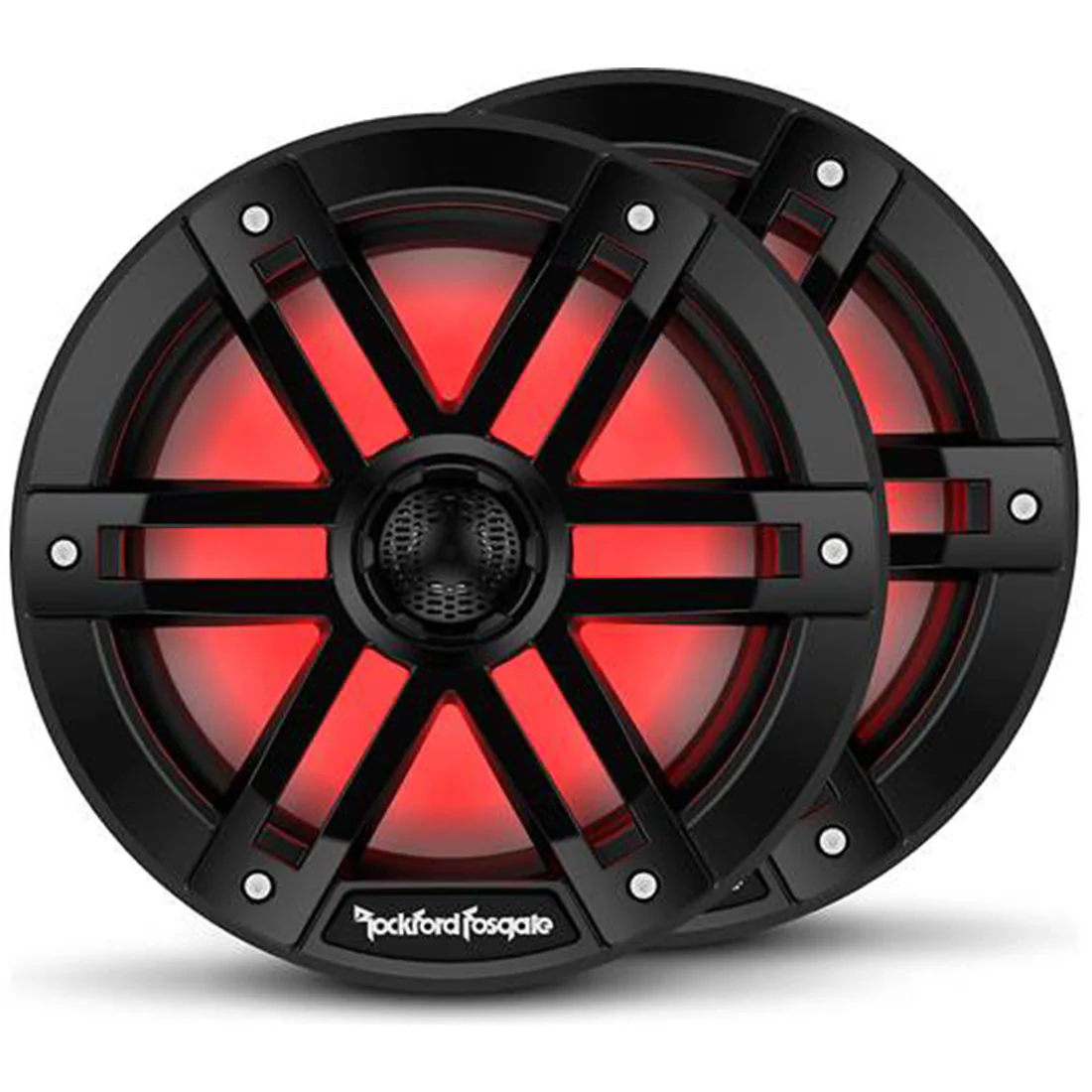 Rockford Fosgate M1-8B 8" Color Optix Marine 2-Way Speakers - Black (M18B) - Image 2