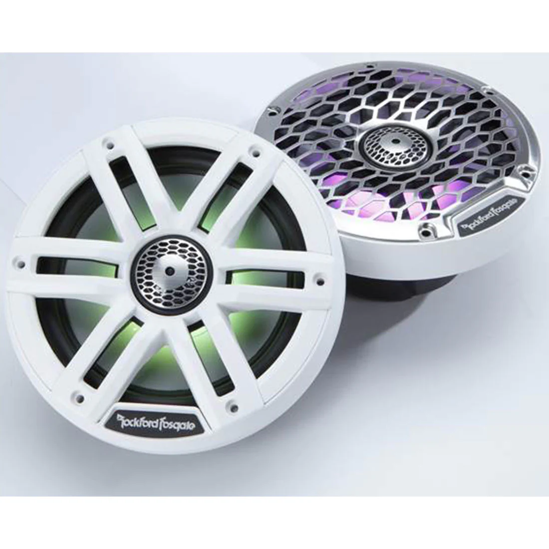 Rockford Fosgate M2-65 6.5" Color Optix Marine 2-Way Speakers - White (M265) - Image 7