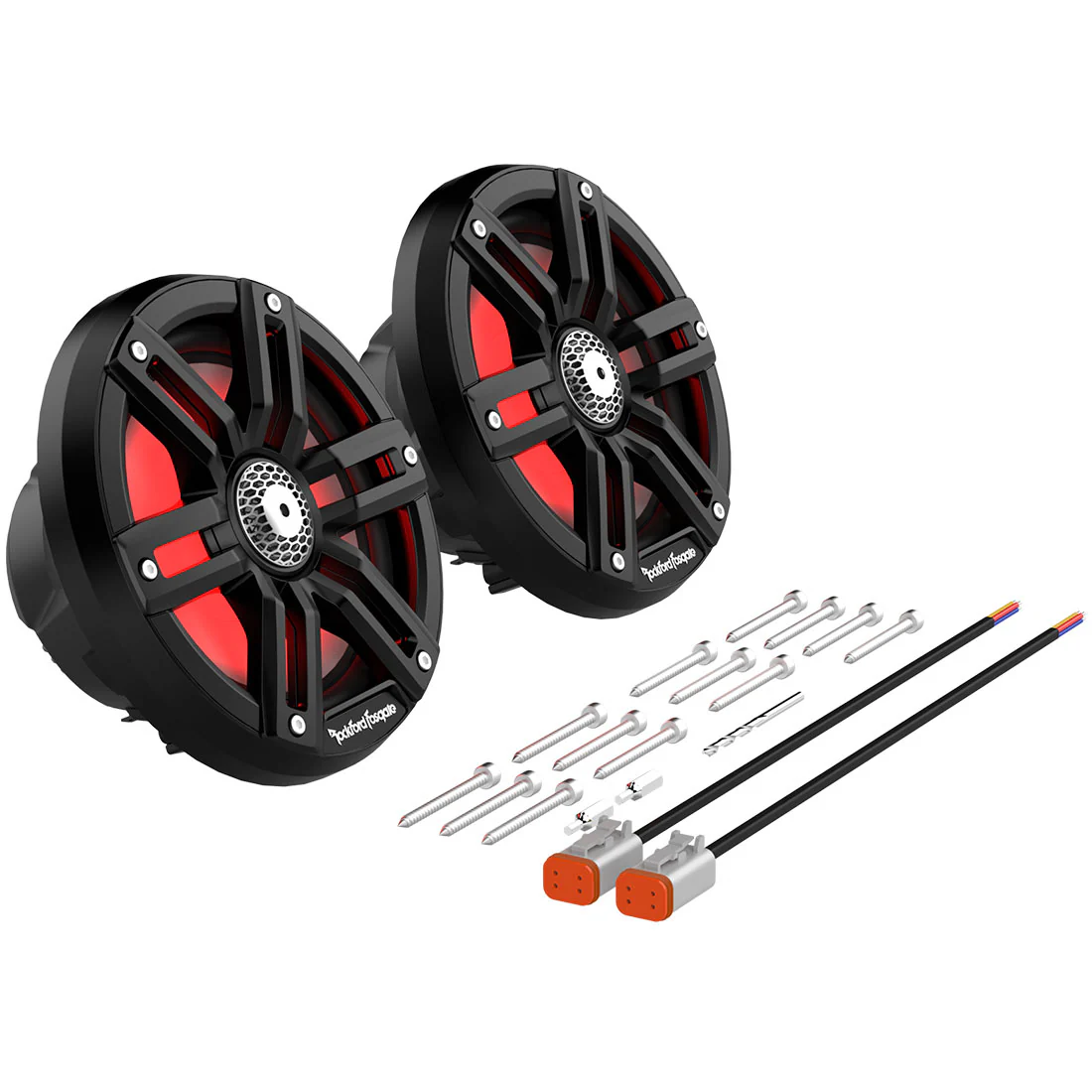 Rockford Fosgate M2-65B 6.5" Color Optix Marine 2-Way Speakers - Black (M265B) - Image 9