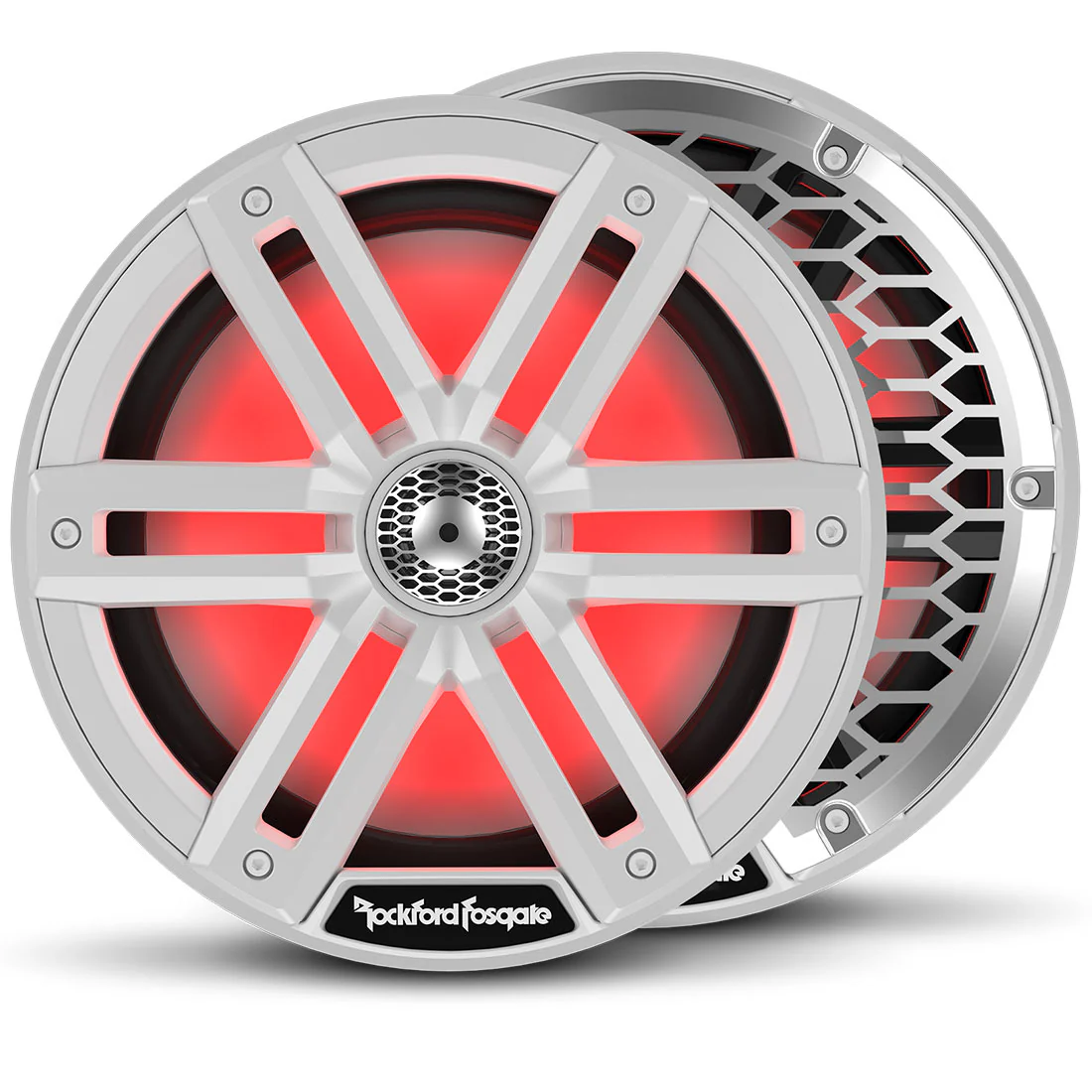 Rockford Fosgate M2-8 8" Color Optix Marine 2-Way Speakers - White (M28)