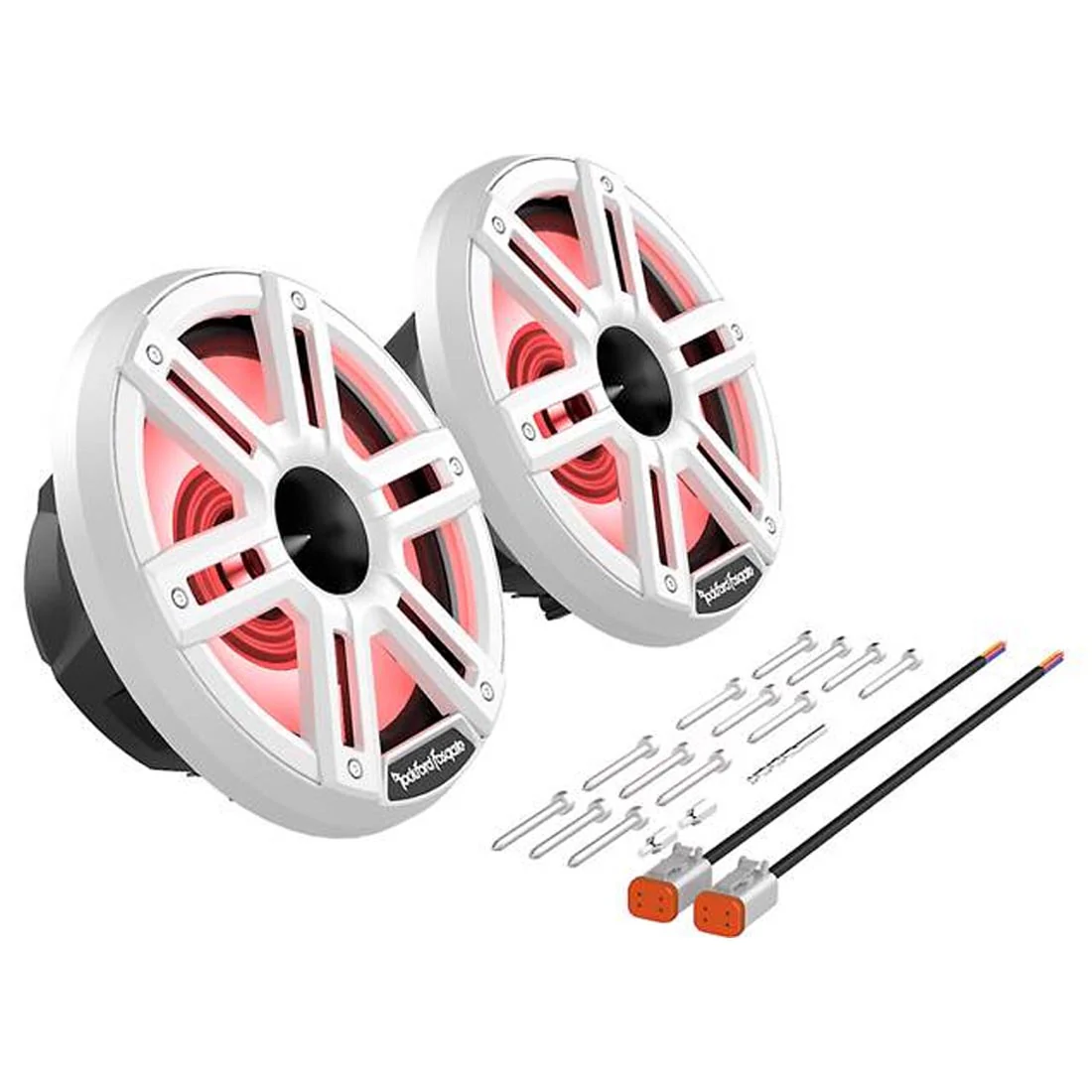 Rockford Fosgate M2-8H M2 Series 8" Colour-Optix 2-Way Marine Horn Speakers - White (M28H) - Image 7