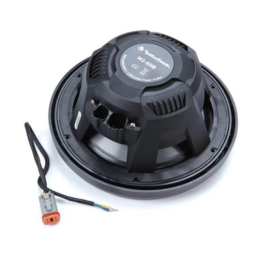 Rockford Fosgate M2-8HB M2 Series 8" Colour-Optix 2-Way Marine Horn Speakers - Black (M28HB) - Image 3